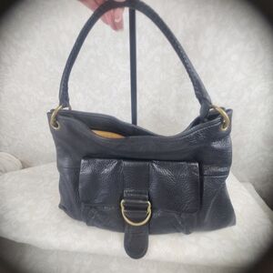 VTG HOBO Black Leather Hobo Bag in VGVC